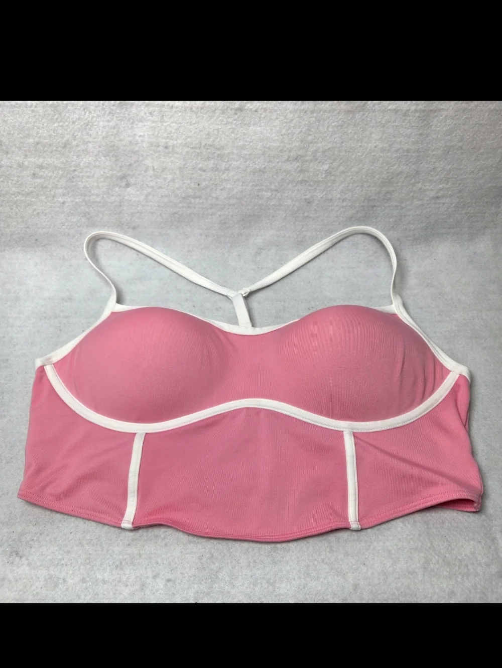 Victoria Secret PINK Ultimate Push-Up Corset Sports bra  Dreamy Pink XL